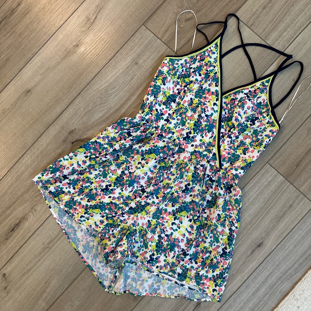 Adelyn Rae Multicolor Floral Romper